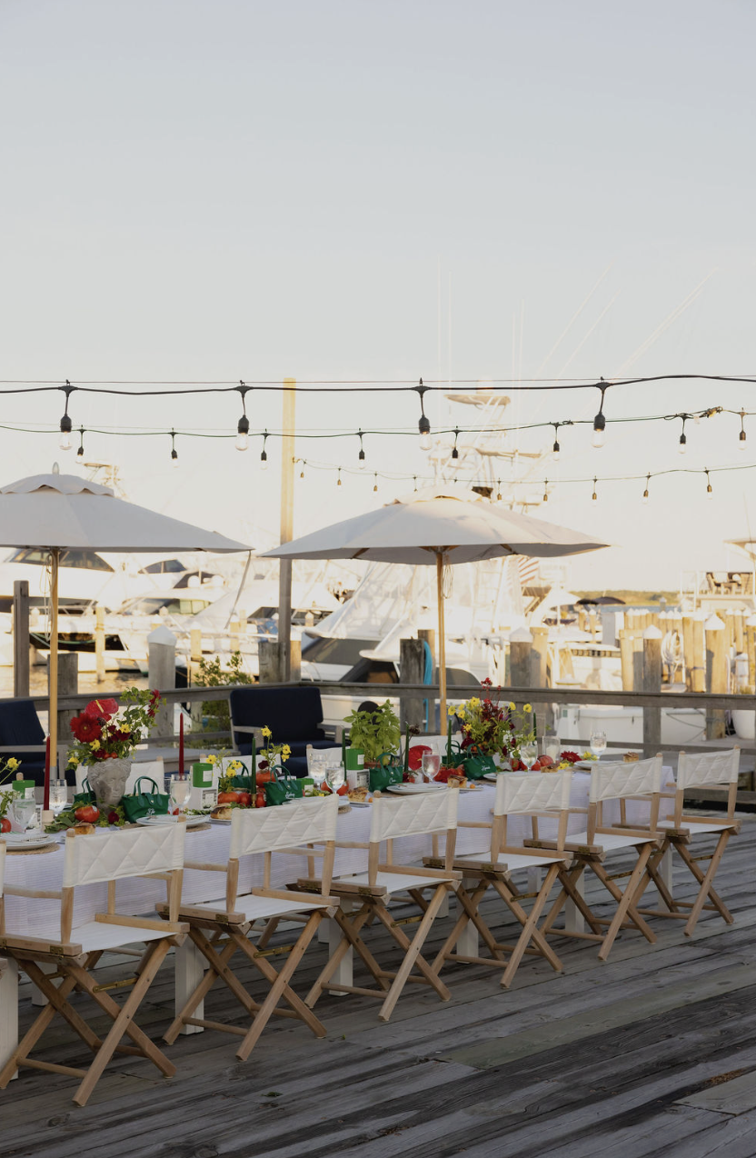 DOCKSIDE DINNER — THE HAMPTONS